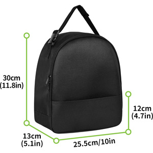 Camping <b>Fan</b> Storage Bag Black Waterproof Portable Outdoor Sports Protective <b>Case</b> With Interior Zipper Pocket - Product Image 4