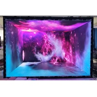 Pantalla LED Interior 4K de Alta Definición P1.56mm, Video Wall Fijo para Publicidad, Educación, Señalización y Uso en Ascensores
