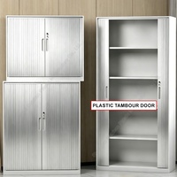 Kit de porte à enroulement en PVC avec rail, pour meubles de camping-car, cuisine, douche, porte tambour