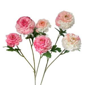 Flores de Peonía Artificiales Junheyuan en Rosa, Blanco y Verde para Decoración de Bodas y Hogar, Arreglos Florales - Product Image 5