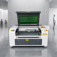 Machine de gravure et de découpe au laser CO2 80W/100W pour acrylique, bois, cuir, pierre, caoutchouc, contreplaqué, MDF - Refroidie par eau CNC