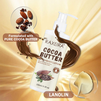 Vente en gros de lotion corporelle au beurre de cacao de haute qualité, végane, à base de plantes, pour adultes, soin de la peau, anti-âge, blanchissante, hydratante, 250 ml