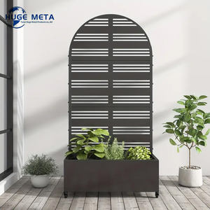 모던 아트 디자인 아연 도금 강철 프라이버시 스크린 아트 데코 레이저 컷 방수 녹 방지 다기능 파티션 정원용 - Product Image 5