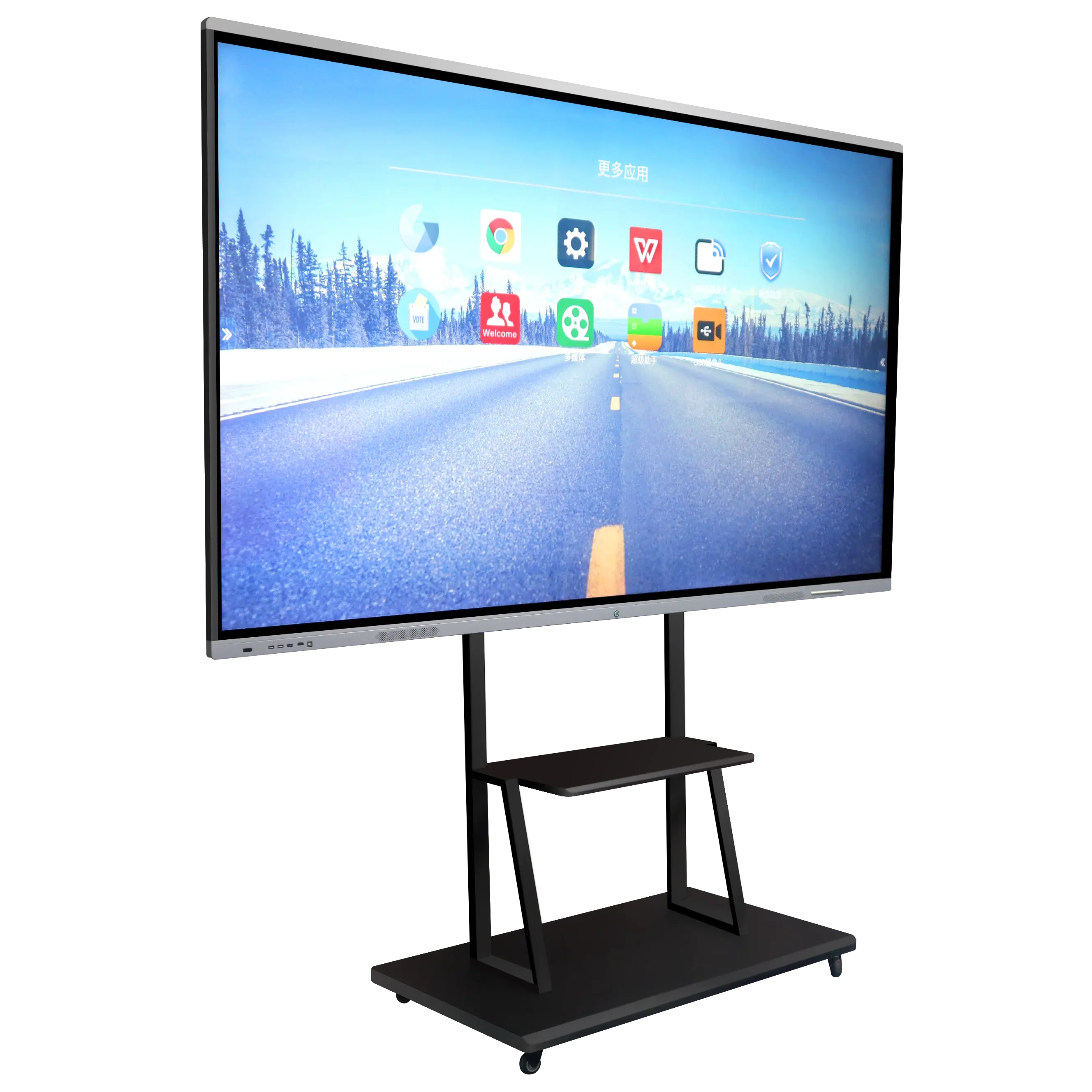 98 Zoll China tragbare Smart Board interaktive Flach bildschirm Android Smart Whiteboard mit OPS