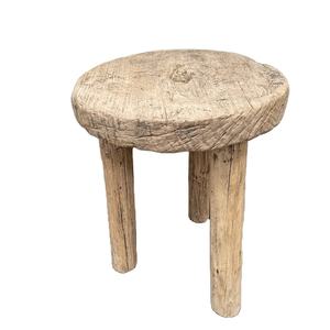 Table d'appoint de vente directe d'usine chinoise style rustique vieille table d'appoint en bois d'orme <span class=keywords><strong>petite</strong></span> table naturelle - Product Image 4