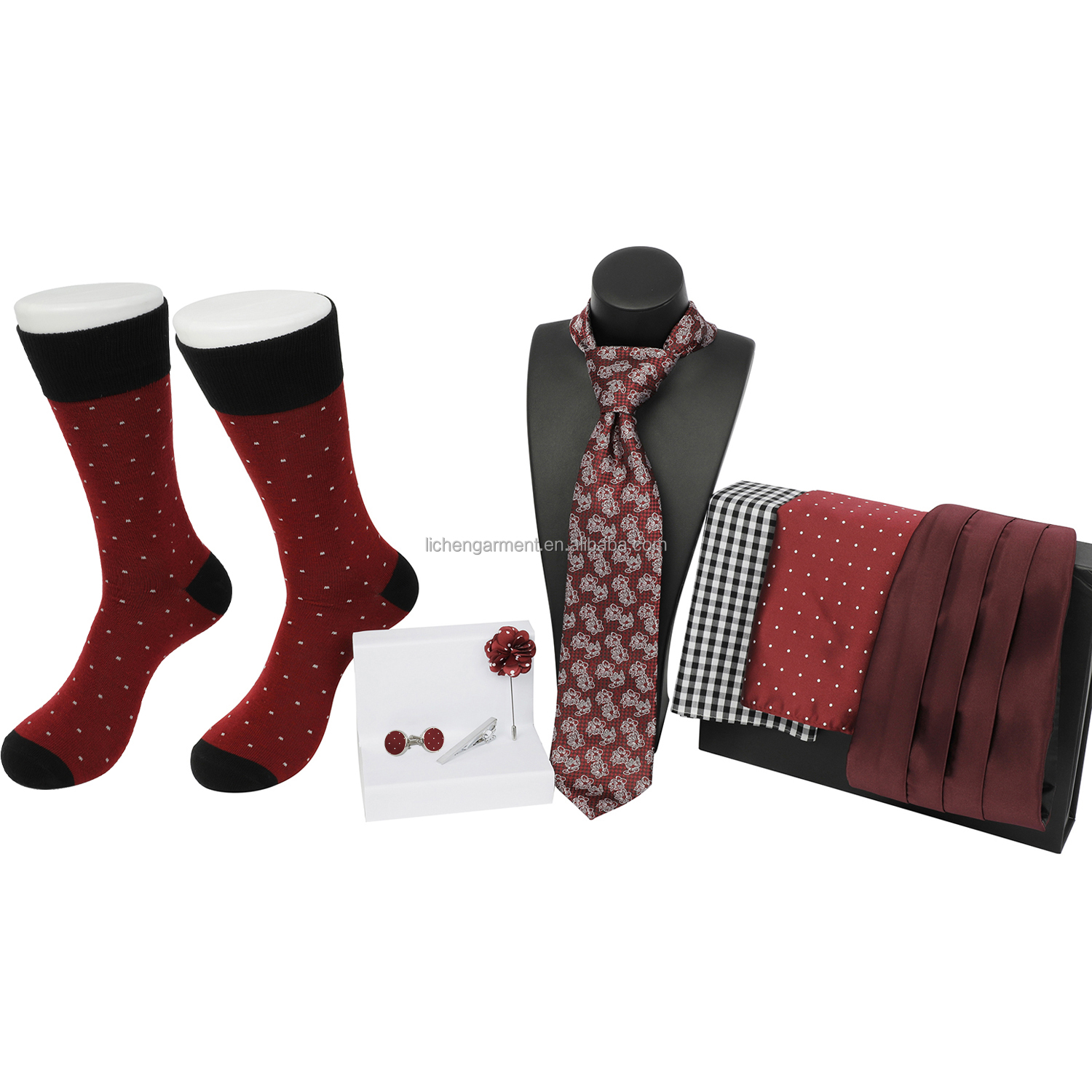 socks with ties on them