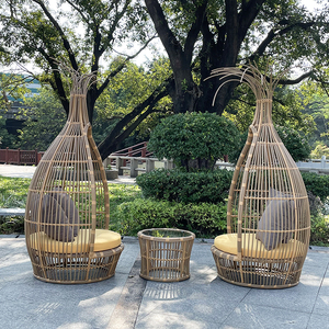 <span class=keywords><strong>Lit</strong></span> de repos en rotin unique en forme de nid d'oiseau, design original, mobilier de jardin, <span class=keywords><strong>lit</strong></span> de soleil en <span class=keywords><strong>osier</strong></span>, extérieur - Product Image 5