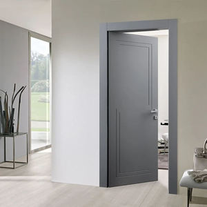 Portes intérieures modernes en bois massif <span class=keywords><strong>Duret</strong></span>, surface finie, imperméables, taille personnalisable, garantie de 2 ans, solution complète pour la chambre - Product Image 4
