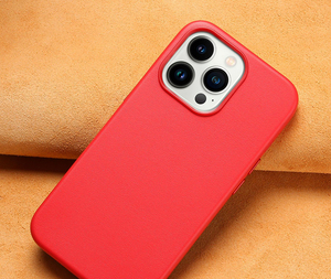 Funda de teléfono móvil inteligente de cuero PU de alta calidad para iPhone 14 pro Max 15 Plus Funda de cuero morado oscuro - Product Image 3