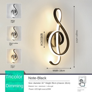 Lámpara de Pared LED de Estilo Nórdico para Decoración de Hoteles, Lámpara de Pared Empotrada Moderna para Sala de Estar - Product Image 3