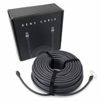 Câble de remplacement Starlink Gen3 CAT6 26AWG, âme en cuivre pur, gaine en PVC, connecteurs RJ45, câble Ethernet étanche pour extérieur
