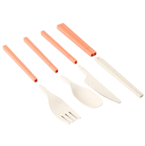 จานชามพับได้แบบใช้ซ้ำได้ ชุดช้อนส้อมสำหรับเด็ก ลายการ์ตูน ลดราคา - Product Image 4