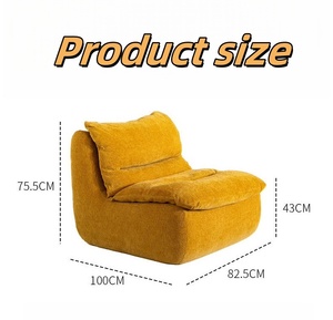 Hot Sale Single Leisure Fabric Sofa Vacuum Compressed Couch Set for Living Room <strong>Furniture</strong> for Apartment or Hotel - Product Image 2