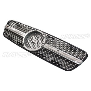 Pour Mercedes Benz ML W163 1998-2004 : Kit carrosserie de calandre de pare-chocs avant, garniture de calandre sport, pièce extérieure - Product Image 5