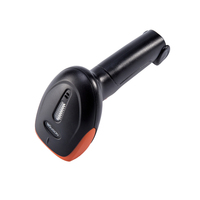Lector de Códigos de Barras 2D Inalámbrico BT de Largo Alcance en Oferta, con Base de Carga Multifuncional, Compatible con IOS y Android