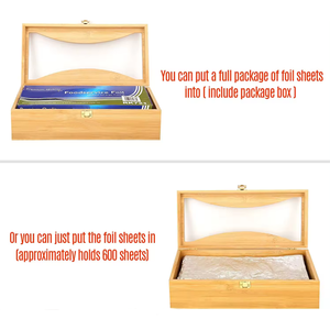 Tiroir <span class=keywords><strong>de</strong></span> <span class=keywords><strong>cuisine</strong></span> Distributeur <span class=keywords><strong>de</strong></span> film alimentaire Réutilisable Robuste Maisons Design <span class=keywords><strong>Original</strong></span> Bambou Distributeur <span class=keywords><strong>de</strong></span> film plastique - Product Image 3