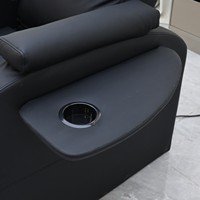 Fauteuil de pédicure professionnel à succès avec siège inclinable, système de jets sans tuyauterie à drainage automatique, en cuir PU, pour spa des pieds