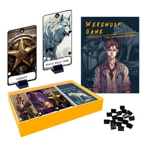 Sen futong Factory Neueste Stile Großhandel Englisch Druck Gold Filt Kanten Hexerei Spielen Tarot Oracle Cartas Mit Reiseführer