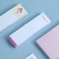 Marque-pages autocollants personnalisés mignons en forme de dessin animé, notes adhésives multicolores pour l'école, le bureau, les albums et le journaling