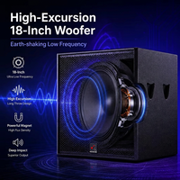 Subwoofer professionnel simple de 18 pouces, 800 W, haute puissance, en contreplaqué de bouleau