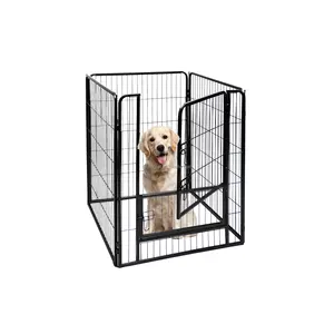 Sports fence with easy to clean metal wire for poultry, cats, dogs, and pets to play with