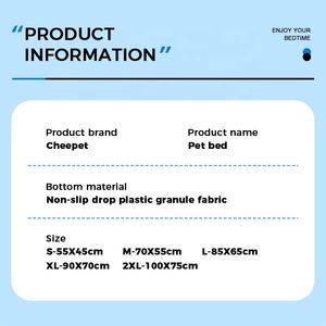 प्रीमियम कुत्ते का बिस्तर टिकाऊ सामग्री के साथ आरामदायक पालतू बिस्तर, छोटे, मध्यम और बड़े आकार के कुत्तों के लिए साफ करना आसान - Product Image 5
