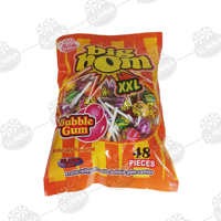 Grote Bom Fruit Harde Stick Candy Lollipop Kauwgom Gecoate Zak Halal Gelatinevrij Zoet Groothandel