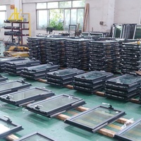 Porte et fenêtre en aluminium léger, fenêtres et vitres, style européen, hôpital, produit le plus vendu en chine,