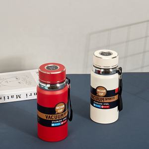 एलईडी डिजिटल तापमान प्रदर्शन के साथ 1 एल आउटडोर के साथ आउटडोर, थोक बिक्री के लिए थर्मल थर्मोमोस स्मार्ट पानी की बोतल - Product Image 6