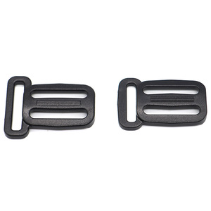 Hebilla de Plástico de Tres Posiciones de 25 mm para Ajuste de Correas de Mochila, Anillo en D, Accesorio de Ferretería para Bolsos - Product Image 3