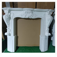 2023 Offre Spéciale décor 3d cheminée murale moderne couverture de table extérieure pièces surround