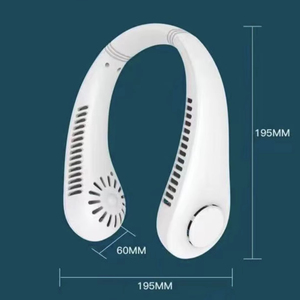 Quạt cổ, sạc USB, văn phòng không cánh, thể thao, cổ treo, quạt nhỏ, sinh viên di động, tuổi thọ pin dài - Product Image 4