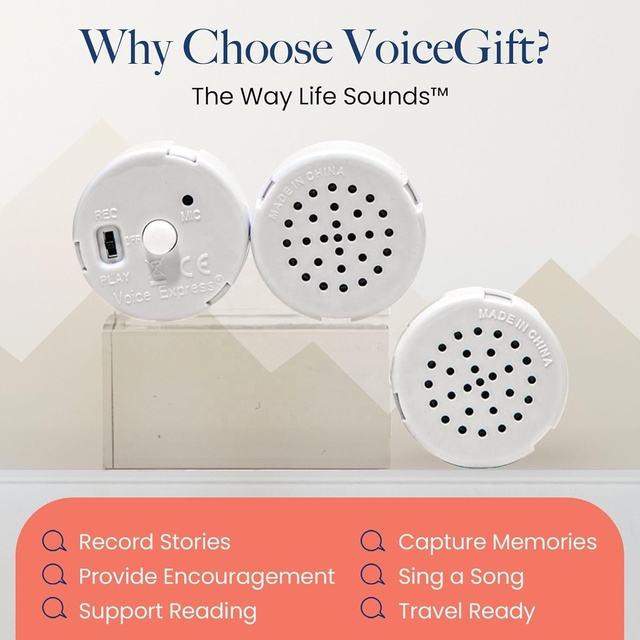 Recordable Sound Module Educational Toys, Custom Voice Recorder for DIY Sound Books Plush Toys Gifts
