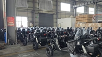 Kart électrique de drift grande taille K3E 1,5 kW, 2 places et 1 place, transmission par chaîne, logo personnalisé disponible