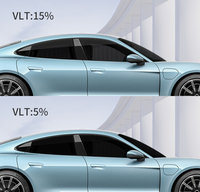 Film Teinté Professionnel pour Voiture 2 Plis Effet Fumé Nano Céramique Anti-UV 100%