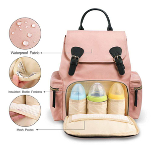 Bolsa de Pañales de Diseño Completamente Nuevo, de Alta Calidad, Impermeable, Bolsa de Pañales de Diseñador, Bolsa de Mano para Mamá - Product Image 1