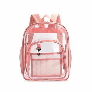 Mochilas Escolares Personalizadas con Logotipo, Lindas Mochilas de Viaje Rosadas, Mochilas Transparentes de PVC para Estudiantes, Niños y Niñas - Product Image 4