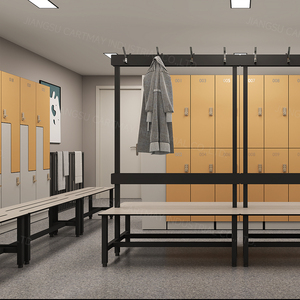 Wasserdichte Smart-Schließ fächer im Freien mit elektronischen Schlössern Fach Holzmaserung Gepäck Smart Schließ fächer - Product Image 3