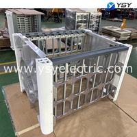 Châssis de rack d'équipement en tôle galvanisée sur mesure OEM, unité d'alimentation modulaire 19 pouces, armoire de montage en rack