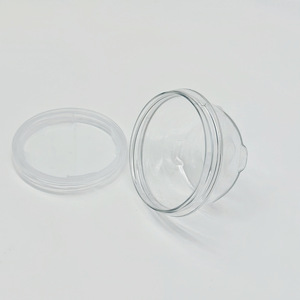 <b>Plastic</b> <b>Jar</b> 170ml Round Snap Top PP Lid For Tea Candy Grains Storage Container - Product Image 2