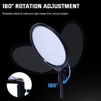 ZSYB nouveauté Mini taille Table pliante Portable réglable miroir forme SMD Led panneau éclairage photographique