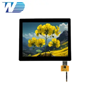 شاشة عرض 9.7 بوصة LCM 1024x768 بدقة 350-400nits لوحة شاشة LVDS واجهة TFT lcd مع وحدات اختيارية ctp rtp