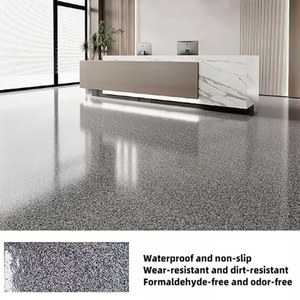 Hiệu ứng đá cẩm thạch lớp phủ sàn epoxi PU chất lỏng chống mài mòn màu cát sàn sơn epoxy Granite - Product Image 6