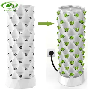 Hidrophonic kule aeroponic büyüme sistemi