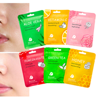 Masque Facial Hydratant Bio aux Fruits pour Soins de la Peau, Cosmétiques Coréens 100% Végans
