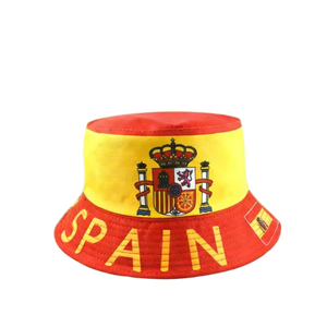 Sombrero de Pescador con Bandera Nacional de México, Diseño a Rayas, Protección Solar, 2026, para EE. UU.-Canadá-México, Impresión en Poliéster - Product Image 1