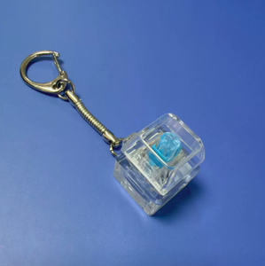 Porte-clés mécanique anti-stress personnalisé en plastique avec lumière LED, clé de clavier, jouet sensoriel, cadeau unisexe, marque ONR - Product Image 2