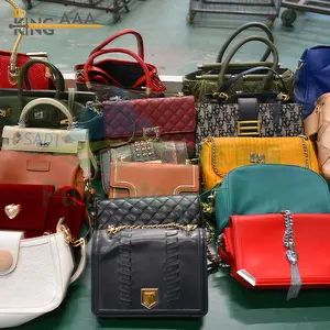 High Quality Handbag Selected Vip Used Bags Bales Branded Ladies Second Hand Shoulder Bags In Bale