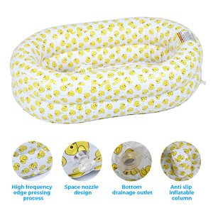 Baignoire gonflable pliable en PVC pour bébé, <span class=keywords><strong>mini</strong></span> spa avec <span class=keywords><strong>colonne</strong></span> antidérapante pour enfants, famille, jardin - Product Image 2