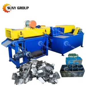 Waste Battery Dismantling Separator Used Car Lead Acid Battery Recycling Machine